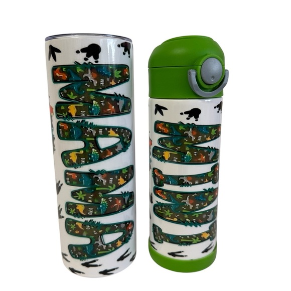 Mama & Mini Dinosaur Tumbler Set - Picture 1 of 4